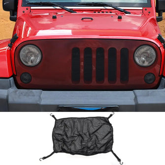 For Jeep Wrangler TJ JK JL JT /Grand Cherokee /Cherokee /Renegade /Compass /Patriot Front Face Insect Net RT-TCZ