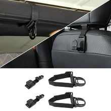 For Jeep Wrangler TJ JK JL JT/ Grand Cherokee/ Cherokee/ Renegade/ Compass/ Patriot Sport Roll Bar Coat Hook+ Star Wing Hooks RT-TCZ