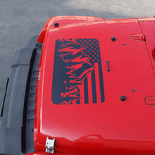 For Jeep Wrangler TJ JK JL JT /Grand Cherokee /Cherokee /Renegade /Compass /Patriot US Flag Mountain Sticker Decals RT-TCZ