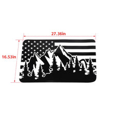 For Jeep Wrangler TJ JK JL JT /Grand Cherokee /Cherokee /Renegade /Compass /Patriot US Flag Mountain Sticker Decals RT-TCZ