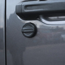 For Jeep Wrangler TJ JK JL & Gladiator JT Car Door Key Jack Cover Trim Cover Black RT-TCZ