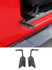 For Jeep Wrangler TJ JK JL & Gladiator JT Door Front Foot Rest Pedal Kick Pegs Panel Bezels  (Circular Hole) RT-TCZ