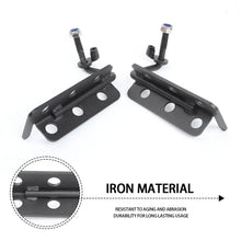 For Jeep Wrangler TJ JK JL & Gladiator JT Door Front Foot Rest Pedal Kick Pegs Panel Bezels  (Circular Hole) RT-TCZ