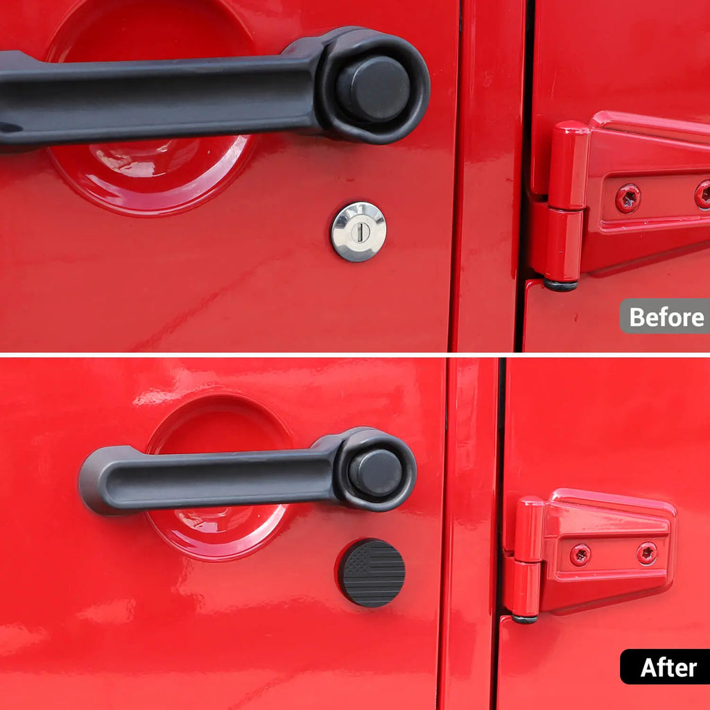 For Jeep Wrangler TJ JK JL & Gladiator JT Door Lock Cover Trim– RT-TCZ