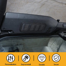 For Jeep Wrangler TJ JK JL & Gladiator JT Sun Visor Mount Tactical Bag Insert Modular Storage Utility Admin Pouch Pen Holder RT-TCZ