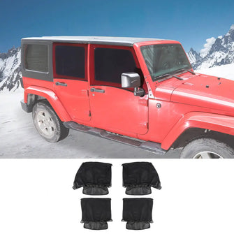 For Jeep Wrangler TJ JK JL & Gladiator JT Window Sunshade Mesh Anti Insect Net Cover RT-TCZ