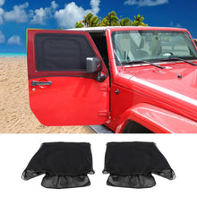 For Jeep Wrangler TJ JK JL & Gladiator JT Window Sunshade Mesh Anti Insect Net Cover RT-TCZ