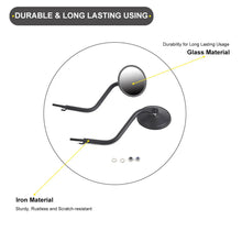 For Jeep Wrangler YJ/JK/JL/JT/TJ Car Door Side Glass Rearview Mirrors RT-TCZ