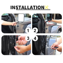 For Jeep Wrangler YJ/JK/JL/JT/TJ Exterior A-Pillar Hinge Square Mirror RT-TCZ