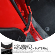 For Jeep Wrangler YJ TJ JK JKU JL JLU & Gladiator JT 4 x Door Limiting Strap & Stopper Straps RT-TCZ