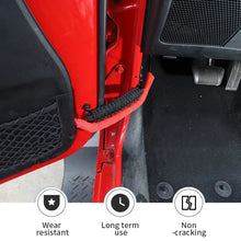 For Jeep Wrangler YJ TJ JK JKU JL JLU & Gladiator JT 4 x Door Limiting Strap & Stopper Straps RT-TCZ