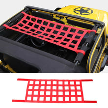 For Jeep Wrangler YJ TJ JK JL Multi-function Mesh Cargo Net Car Roof Net Hammock RT-TCZ