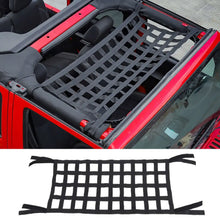 For Jeep Wrangler YJ TJ JK JL Multi-function Mesh Cargo Net Car Roof Net Hammock RT-TCZ