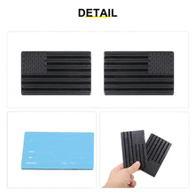 For Universal Car Exterior Aluminum US Flag Emblem Badge Trim Sticker（2 pcs） RT-TCZ