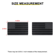 For Universal Car Exterior Aluminum US Flag Emblem Badge Trim Sticker（2 pcs） RT-TCZ