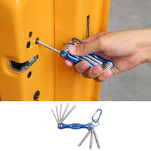 For Universal Car Folding Allen Key Portable Hex Wrench Tool Screwdriver Combination RT-TCZ