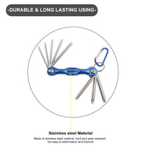 For Universal Car Folding Allen Key Portable Hex Wrench Tool Screwdriver Combination RT-TCZ