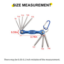 For Universal Car Folding Allen Key Portable Hex Wrench Tool Screwdriver Combination RT-TCZ