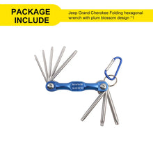 For Universal Car Folding Allen Key Portable Hex Wrench Tool Screwdriver Combination RT-TCZ