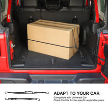 For Universal Car Interior Rear Trunk Adjustable Trunk Organizer Elastic Fixed Strap Accessories RT-TCZ
