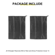 For Universal Car Side View Mirror Cover Rearview Snow Ice Protection Cover (2 pcs) RT-TCZ