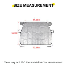 For Universal Car Windshield Snow Cover Front Winter Ice Frost Guard Protector RT-TCZ