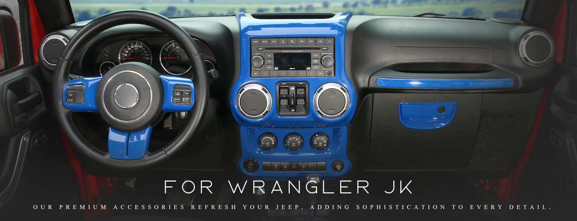 For Wrangler jk trim kit