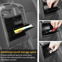 For 2018+ Jeep Wrangler JL/Gladiator JT Hidden Console Armrest Box Compartment Storage RT-TCZ