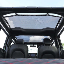 For 2018+  Jeep Wrangler JL/JT 4 Door Sun Shade Mesh Bikini Top Sunshade UV Protection (Plain Black) RT-TCZ