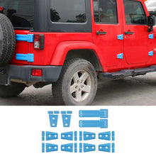 For Jeep Wrangler JK 2007-2017 34 x Car Door/Hood/Spare Tire Hinge Set 4Dr RT-TCZ