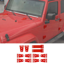 For Jeep Wrangler JK 2007-2017 34 x Car Door/Hood/Spare Tire Hinge Set 4Dr RT-TCZ