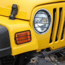 For 1997-2006 Jeep Wrangler TJ Exterior Side Turn Signal Light Headlight Guard Trim Cover (6 pcs) RT-TCZ