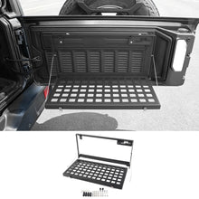 For 2018+ Jeep Wrangler JL Interior Rear Tailgate Table Cargo Shelf Storage Rack Accessories RT-TCZ
