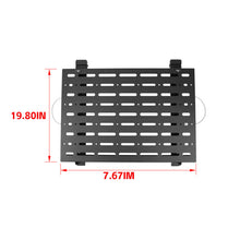For 2018+ Jeep Wrangler JLU Aluminum Alloy Rear Window Glass Armor & Foldable Table Rack RT-TCZ