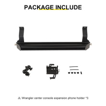 For 2018-2023 Jeep Wrangler JL & Gladiator JT Interior Center Console Dash Phone Holder Mount Bracket RT-TCZ