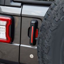 For 2018+ Jeep Wrangler JL 2-Door Version Exterior Door Handle Bowl Sticker Trim Cover (3 pcs) RT-TCZ