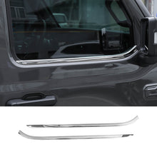 For 2018+ Jeep Wrangler JL JLU JT 2/4Door Stainless Steel Door Window Bottom Strips Cover RT-TCZ
