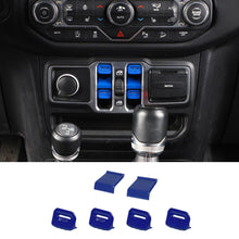 For 2018+ Jeep Wrangler JL/Gladiator JT Window Switch Button Cover & Window Lift Switch Button Trim RT-TCZ