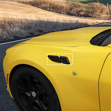 For 2007+ Jeep Wrangler JK JKU JL JLU JT & Renegade Front Hood Air Vent Outlet Fender Trim Cover RT-TCZ