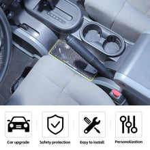 For 2007-2010 Jeep Wrangler JK Carbon Fiber Hand Brake Front & Rear Panel Decor Cover Trim RT-TCZ