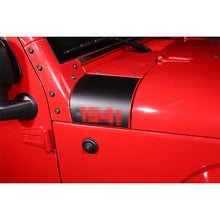 For 2007-2018 Jeep Wrangler JK Front Engine Hood Vinyl Decal Wrap Corner Sticker（2 pcs） RT-TCZ