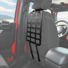 For Jeep Wrangler CJ YJ JK JL JT Aluminum Seat Back Backrest Storage Board Rack Luggage Holder