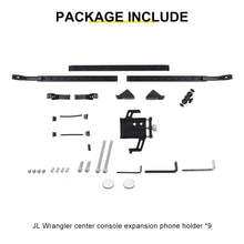 For 2018-2023 Jeep Wrangler JL & Gladiator JT Interior Center Console Dash Extended Mount Phone Holder Bracket RT-TCZ