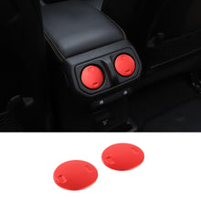 For 2018+ Jeep Wrangler JL / Gladiator JT 2 x Armrest Box Rear Air Vent Trim Aluminum Alloy RT-TCZ