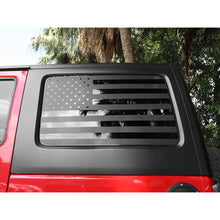 For 2011-2018 Wrangler JK Rear Window Sticker Trim US Flag Decal（2 pcs） RT-TCZ