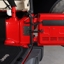 For 2007-2018 Jeep Wrangler JK Car Tailgate Door Limiter Stopper & Rope Strap Bandage RT-TCZ