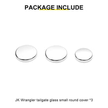 For 2007- 2018 Jeep Wrangler JK Chrome Tailgate Rear Glass Door Decor Cover Trim（2 pcs） RT-TCZ