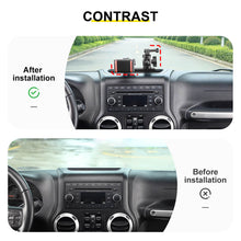 For 2011-2018 Jeep Wrangler JK Center Console Rail Expansion Phone Mount Holder（9 pcs） RT-TCZ