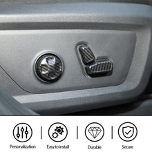 For Jeep Grand Cherokee 2011-2021/Jeep Cherokee 2014-2021/Jeep Grand Commander 2018-2021 6x Seat Adjustment Button Switch Cover Trim Kit (Red) RT-TCZ