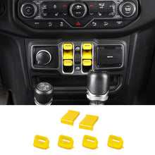 For 2018+ Jeep Wrangler JL/Gladiator JT Window Switch Button Cover & Window Lift Switch Button Trim RT-TCZ